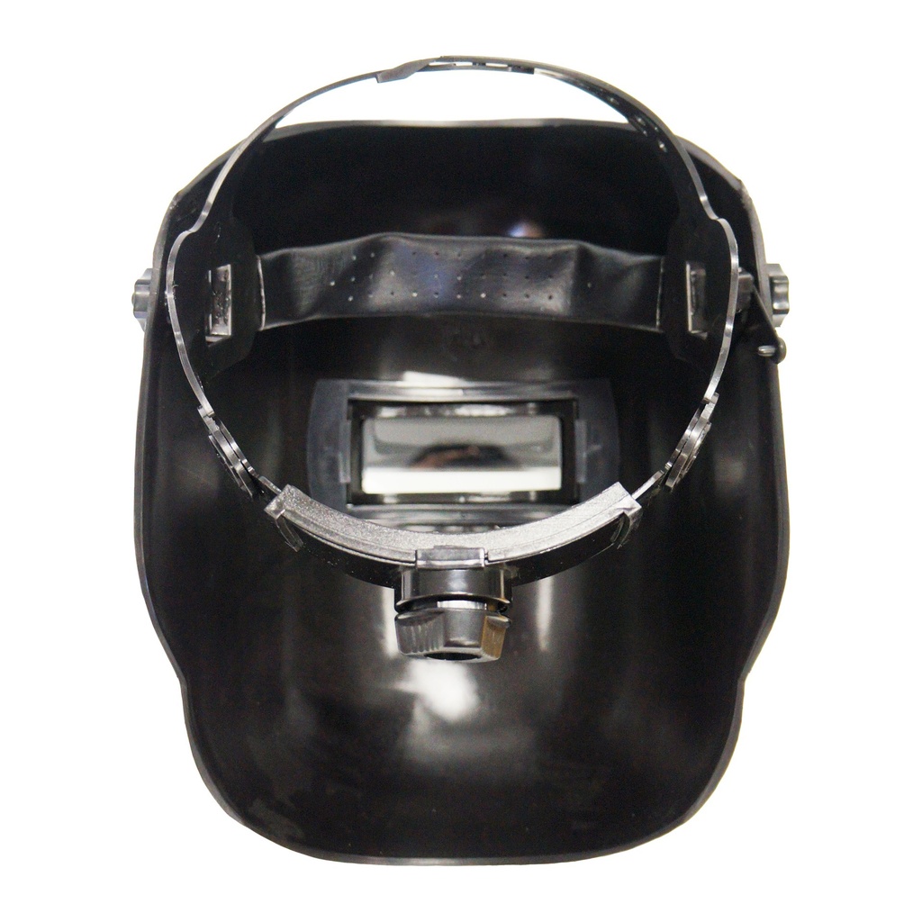 Careta para Soldar Termoplástico Portavidrio Levantable Negra vista 2