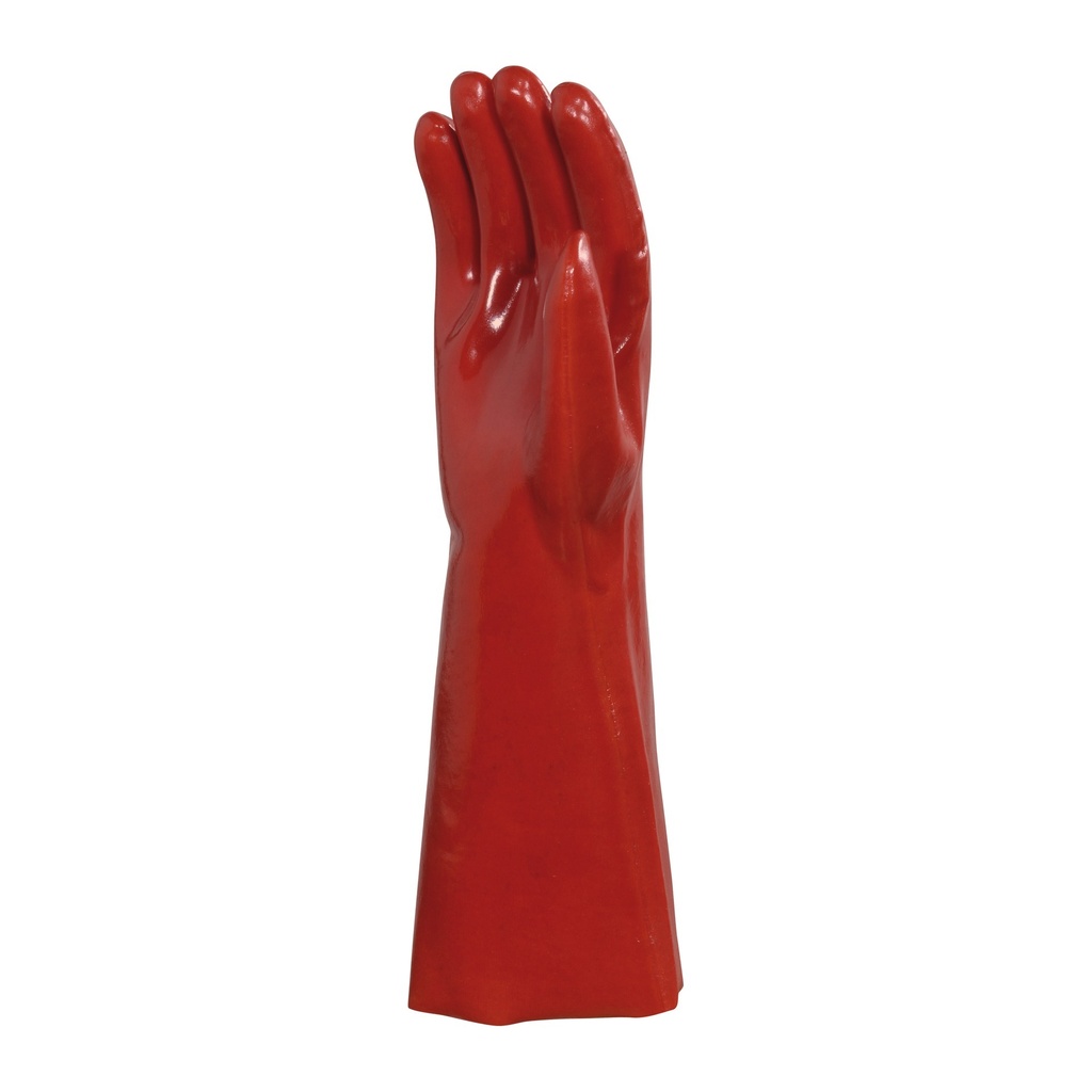Guante Químico PVC 40 cm Rojo (TALLA 10) vista 2