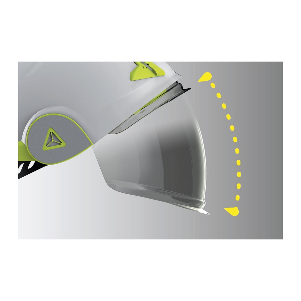 Casco Arco Eléctrico Clase 1 Doble Carcasa con Visor Onyx 2 Blanco vista 2