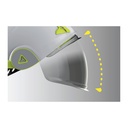 Casco Arco Eléctrico Clase 1 Doble Carcasa con Visor Onyx 2 Blanco vista 2