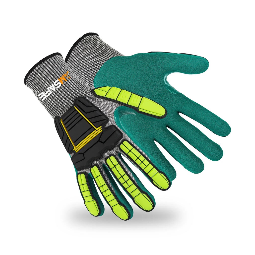 [ASF-SN3775-TPR-1] Guante Corte A5 Impacto TPR Nitrilo Arenoso SN3775-1 (TALLA 07)
