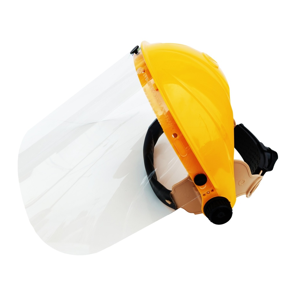 [WCOASP1271VP] Careta para Esmerilar Visor Policarbonato Plano Amarilla