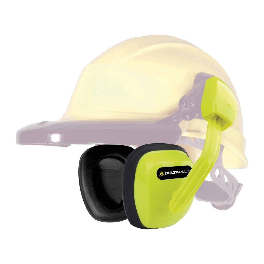 Protector Copa a Casco Suzuka NRR 21 dB Amarillo Fluorescente