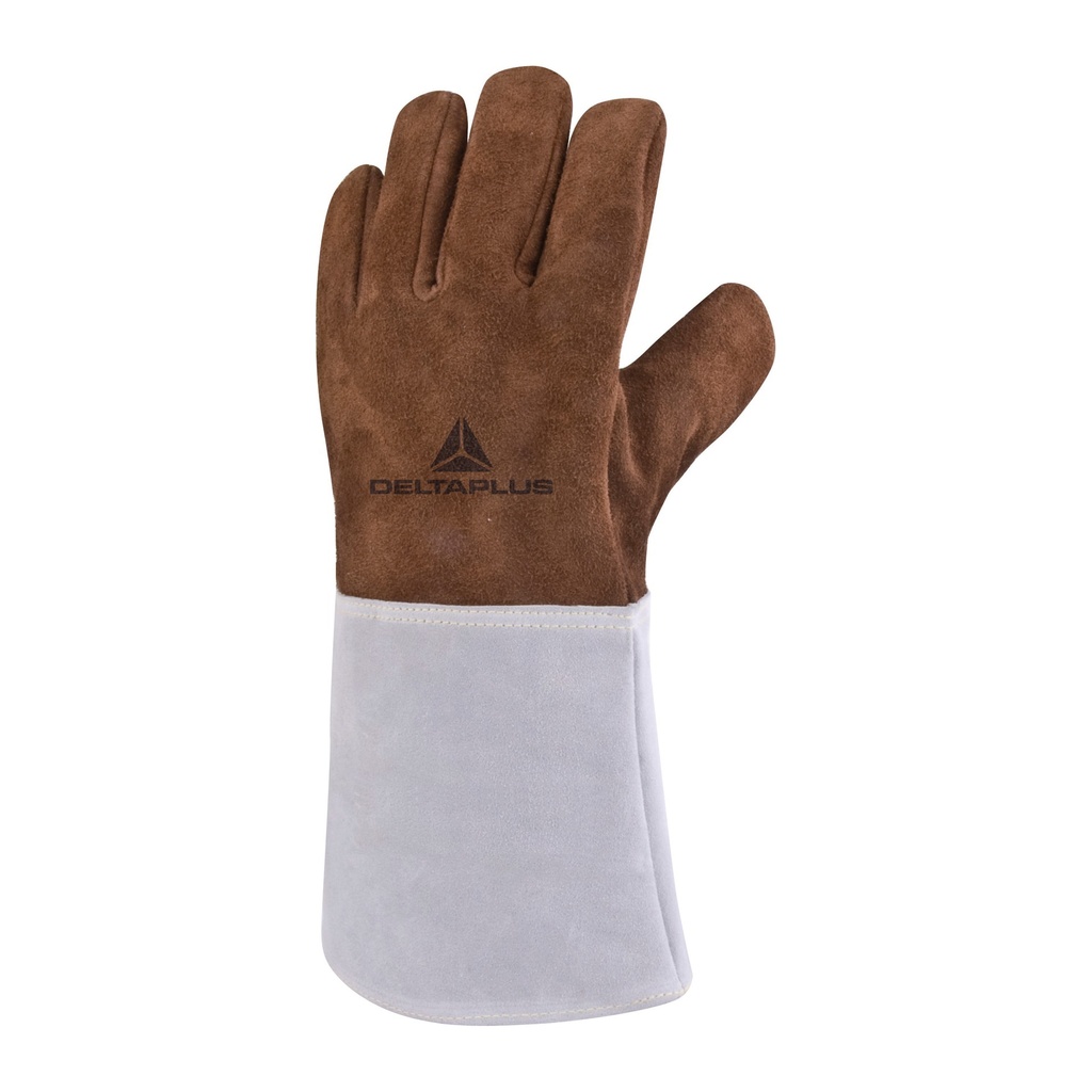 Guante Anticalórico Serraje Vacuno Marrón Gris (TALLA 10)