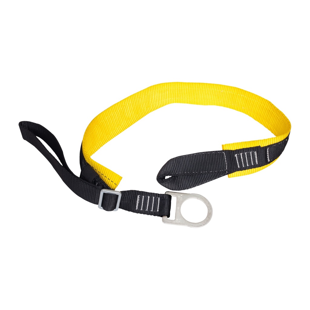 Anclaje Reata Poliéster Graduable 1.8 m Negro Amarillo