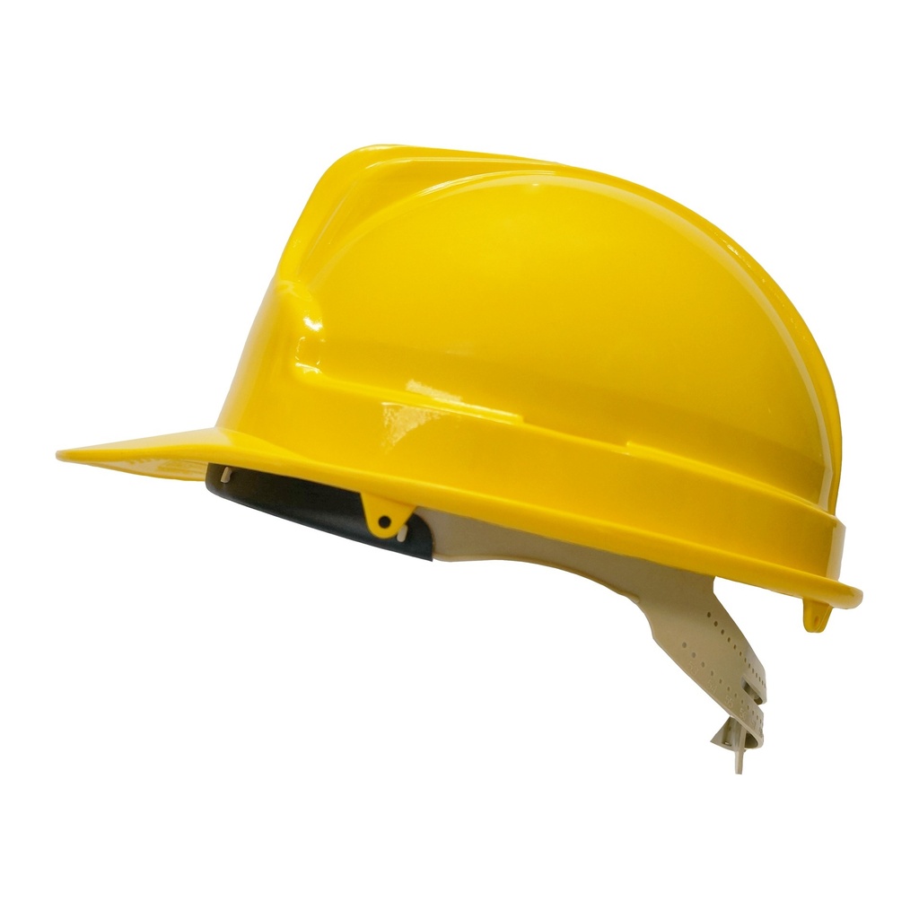 Casco Dieléctrico Clase E Ajuste Cremallera Fura Amarillo