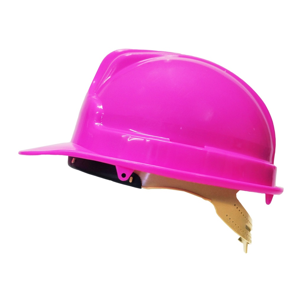 Casco Dieléctrico Clase E Ajuste Cremallera Fura Rosado