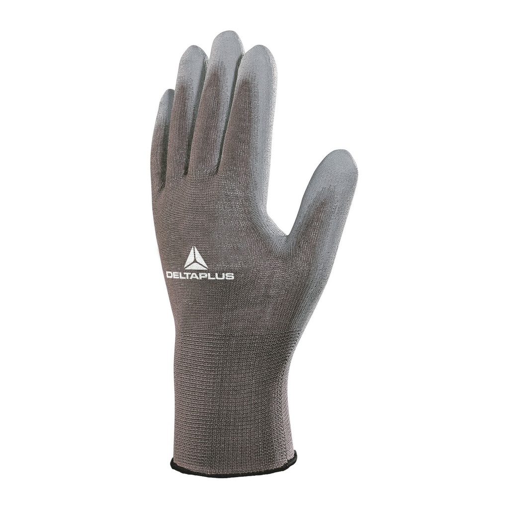 Guante Tejido Poliuretano Gris (TALLA 9)
