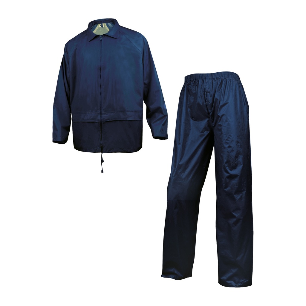Traje Impermeable PVC Lona Reforzada Azul Marino (TALLA XXL)