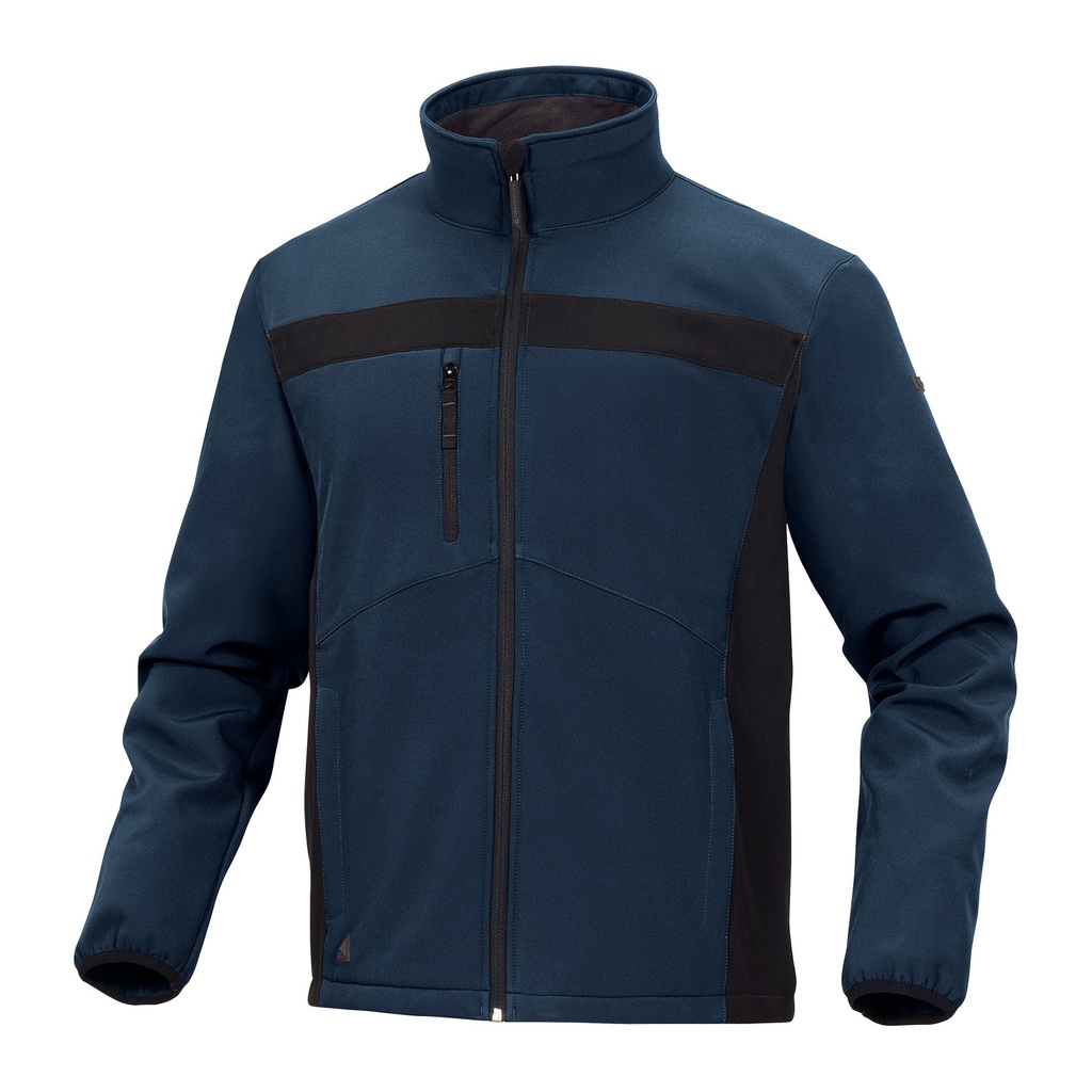 [LULE2BMPT] Chaqueta Softshell Poliéster Elastano Lulea Azul Marino Negro (TALLA S)